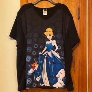 NWT Cinderella Tooniforms scrub top
